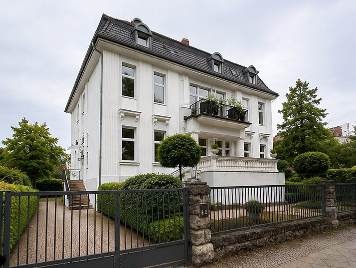 Weiße Stadtvilla der Gründerzeit, Beispiel für ein Bewertungsobjekt